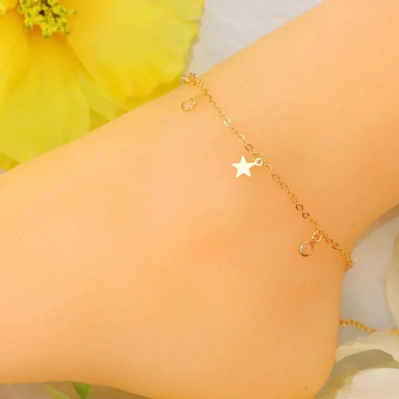 Minimalist Anklet, Sleek & Modern Design, Women’s Fashion, YC110307-A - Picture 9 of 11